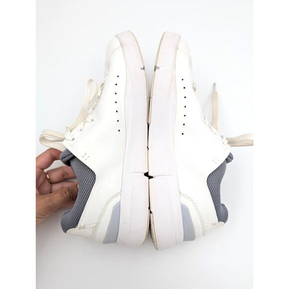 On The Roger Advantage Men's Running Sneaker Shoes White Fossil Size US7 EU40 - Picture 6 of 13